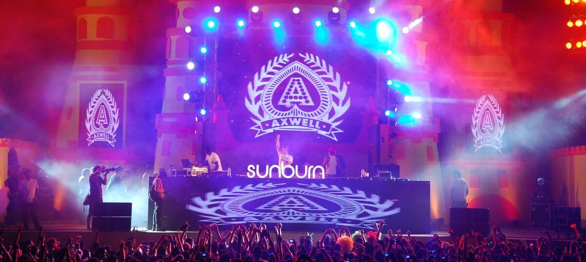 Sunburn Festival in Goa - RentMyBike